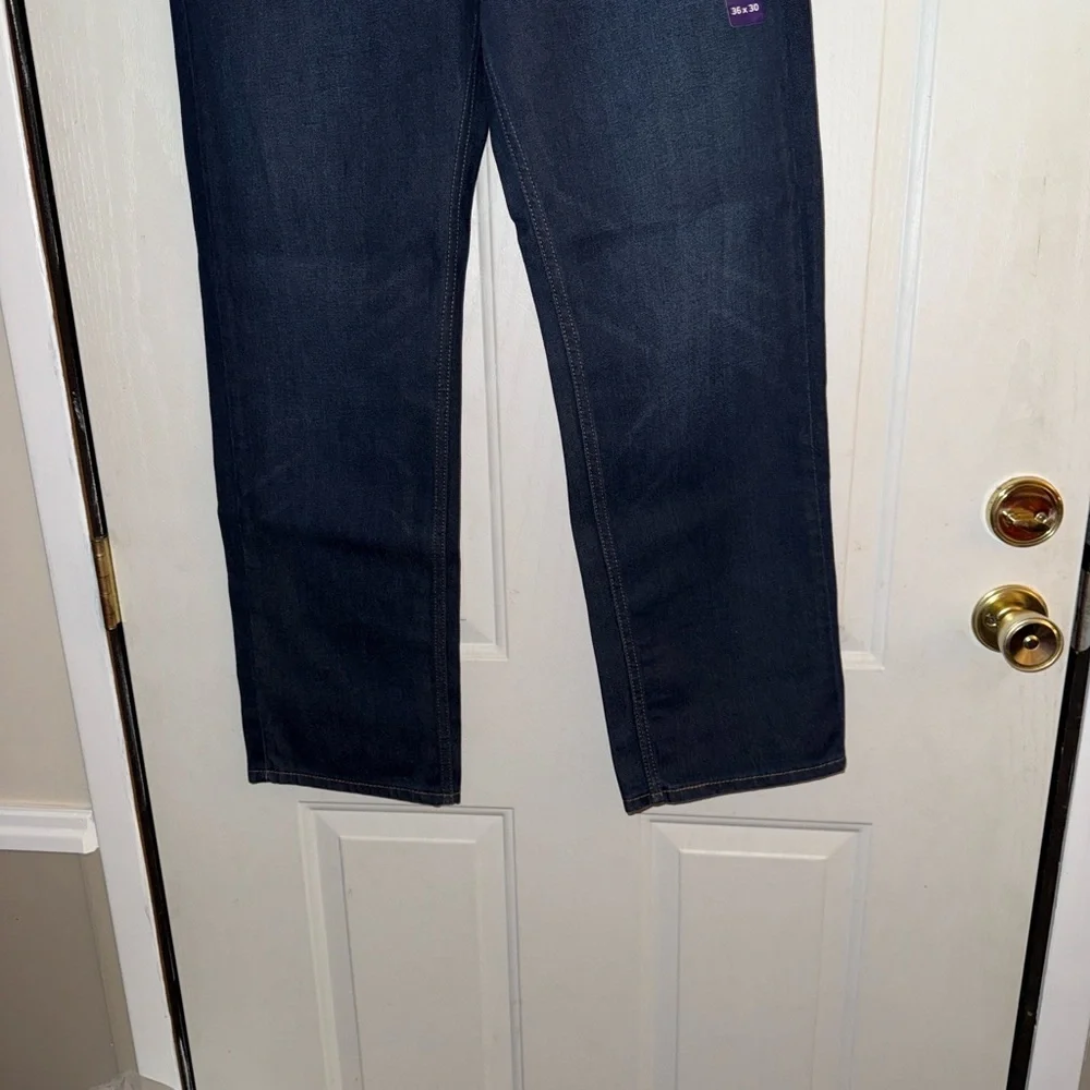 Levi's Men's Dark Wash 505 36W 30L Straight Jeans